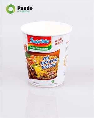 Cwpanau papur ar gyfer nwdls gwib