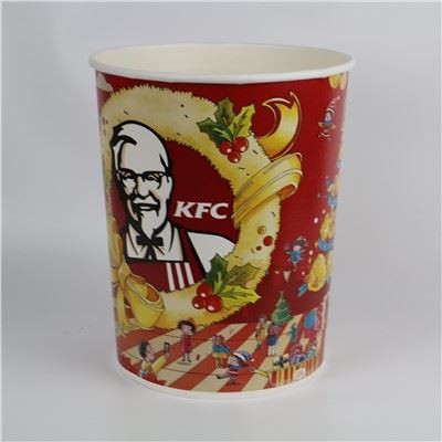 10L bwcedi papur mawr ar gyfer bwydydd wedi'u ffrio