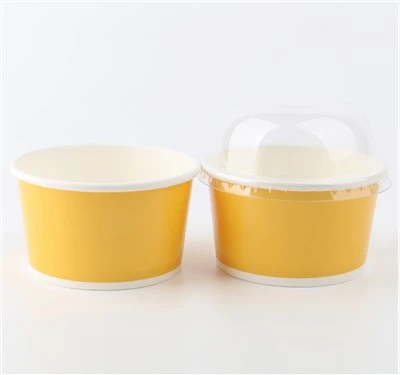 Cwpanau Hufen Iâ 4OZ Lids WIth